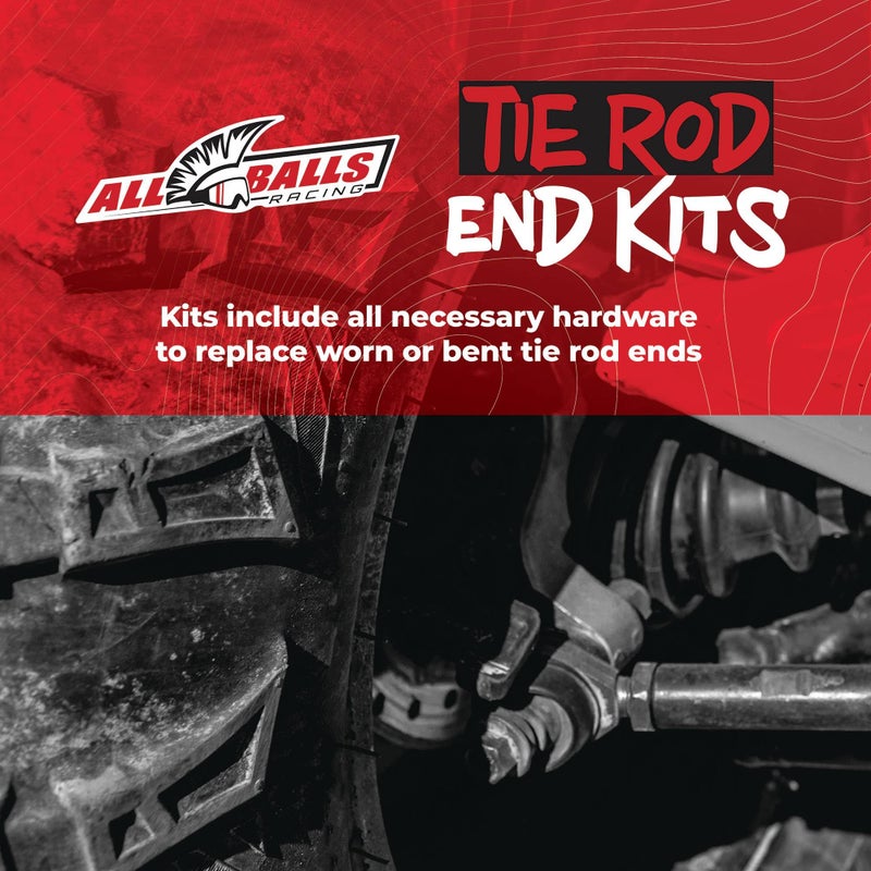 All Balls Tie Rod End Kit 51-1001 Compatible With/Replacement For Honda FL250 1977-1984, TRX125 1985-1988, TRX200 1984, TRX200SX 1986-1988, TRX70 1986-1987, TRX90 1993-2018 - Image 3